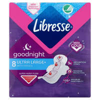 Libresse Libresse Ultra Large+ Goodnight szárnyas éjszakai egészségügyi betét (8 db)