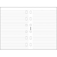 FILOFAX Kalendárium betét, jegyzetlap, pocket méret, vonalas, FILOFAX, fehér