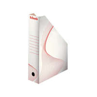 ESSELTE Iratpapucs 8cm, karton, összehajtható Esselte BOXY fehér