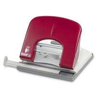 BOXER Lyukasztó, kétlyukú, 30 lap, BOXER "P2", piros