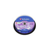 VERBATIM DVD+R lemez, kétrétegű, 8,5GB, 8x, 10 db, hengeren, VERBATIM "Double Layer"