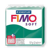 FIMO Gyurma, 56 g, égethető, FIMO "Soft", smaragdzöld