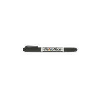 FLEXOFFICE Alkoholos marker, 0,4/1,0 mm, kúpos, kétvégű, FLEXOFFICE "PM01", fekete