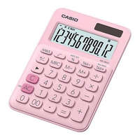 CASIO Számológép, asztali, 12 számjegy, CASIO, "MS 20 UC" rózsaszín