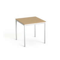 MAYAH Általános asztal fémlábbal, 75x75 cm, MAYAH "Freedom SV-37", kőris