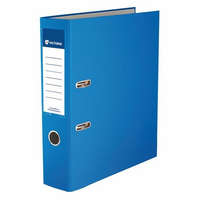 VICTORIA OFFICE Iratrendező, 75 mm, A4, PP/karton, élvédő sínnel, VICTORIA OFFICE, "Basic", kék