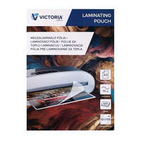 VICTORIA OFFICE Meleglamináló fólia, 75 mikron, A3, fényes, VICTORIA OFFICE