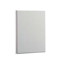 PANTA PLAST Gyűrűs könyv, panorámás, 4 gyűrű, 70 mm, A4, PP/karton, PANTA PLAST, fehér