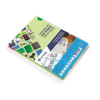 VICTORIA Katalógustartó genotherm, lefűzhető, A4, 150 mikron, víztiszta, 20mm, VICTORIA OFFICE