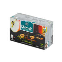 DILMAH Fekete tea, 20x1,5g, DILMAH, alma-fahéj-vanília