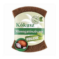 . Mosogatószivacs, 2 db, BIO NATURAL, kókusz