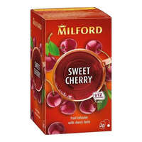 MILFORD Gyümölcstea, 20x2,5 g, MILFORD "Sweet cherry", cseresznye