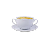 ROTBERG Leveses csésze+alj, ROTBERG, fehér, 35 cl, 6 db-os szett "Basic"