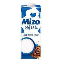 MIZO Tartós tej, visszazárható dobozban, 1,5%, 1 l, MIZO 12 db/csomag