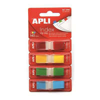 APLI Jelölőcímke, "Z", műanyag, 4x35 lap, 12x45 mm, APLI, 4 szín
