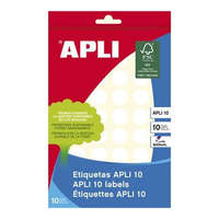 APLI Etikett, 16 mm kör, kézzel írható, APLI, 540 etikett/csomag