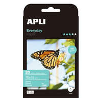 APLI Fotópapír, tintasugaras, 10x15 cm, 180 g, fényes, APLI "Everyday"
