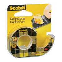 3M SCOTCH Ragasztószalag, kétoldalas, adagolón, kézi, 12 mm x 6,3 m, 3M SCOTCH