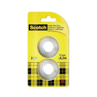 3M SCOTCH Ragasztószalag, kétoldalas, utántöltő, 12 mm x 6,3 m, 3M SCOTCH