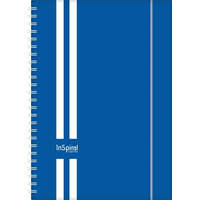 DAYLINER Naptár, tervező, A5, heti, DAYLINER, "InSpiral", kék-fehér