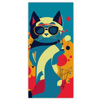 DAYLINER Zsebnaptár, fekvő elrendezésű, DAYLINER, "Colors Astro Cat"