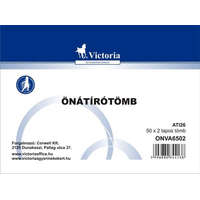 VICTORIA PAPER Önátírótömb, A6, 50x2 lap, VICTORIA PAPER