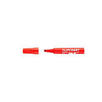 ICO Flipchart marker, 1-4 mm, vágott, ICO "Artip 12", piros