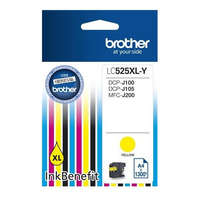 BROTHER LC525XLY Tintapatron DCP-J100, J105 nyomtatókhoz, BROTHER, sárga, 1300 oldal