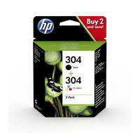 HP 3JB05AE Tintapatron multipack Deskjet 2620, 2630 nyomtatókhoz, HP 304, fekete+színes, 120+100 oldal