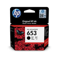 HP 3YM75AE Tintapatron DeskJet Plus Ink Advantage 6075 All-in-One nyomtatóhoz, HP 653, fekete, 360 oldal