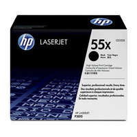 HP CE255X Lézertoner LaserJet P3015 nyomtatóhoz, HP 55X, fekete, 12,5k