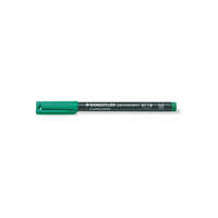 STAEDTLER Alkoholos marker, OHP, 1 mm, STAEDTLER "Lumocolor® 317 M", zöld