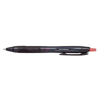 UNI Golyóstoll, 0,35 mm, nyomógombos, fekete tolltest, UNI "SXN-157S Jetstream Sport Eco", piros