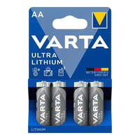 VARTA Elem, AA ceruza, 4 db, lítium, VARTA "Ultra Lithium"