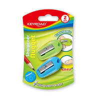 KEYROAD Hegyező 1 lyukú 2 db/bliszter Keyroad Nugget vegyes színek