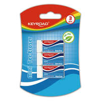 Keyroad Radír, PVC mentes 3 db/bliszter Keyroad Tec Eraser 2 db/csomag