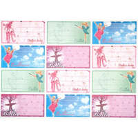 ZÁTONYI Füzetcímke ZÁTONYI 12db-os többszínű 20 ív/csomag