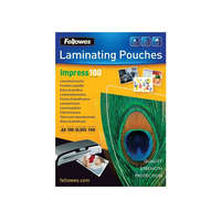 FELLOWES Lamináló fólia, A5, 100 mikron, fényes, 100 db/doboz,