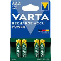 VARTA Elem tölthető akku AAA mikro 1000 mAH Power 4 db/csomag, Varta