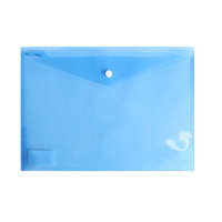 Bluering Irattartó tasak A4, PP patentos Bluering® transzparens kék 12 db/csomag