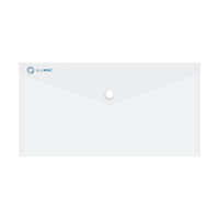 BLUERING Irattartó tasak DL 'csekk' patentos PP Bluering® transzparens