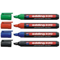 Edding Alkoholos marker 1-5mm, vágott Edding 330 piros 2 db/csomag