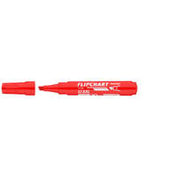Ico Flipchart marker vízbázisú 1-4mm, vágott Artip 12XXL piros 5 db/csomag
