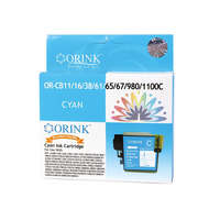 ORINK Brother CB11/LC980/LC985/LC1100XL tintapatron cyan ORINK