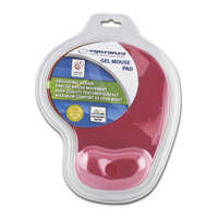 ESPERANZA Egérpad csuklótámasszal, géltöltésű, Esperanza piros