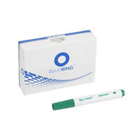 Bluering Alkoholos marker 3mm, kerek végű Bluering® zöld 5 db/csomag