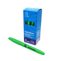 Bluering Szövegkiemelő kerek test Bluering® zöld 5 db/csomag