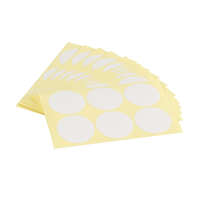 BLUERING Etikett címke, 30mm, körcímke 60 db/csomag Bluering® fehér