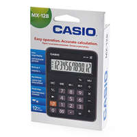CASIO Számológép asztali 12 digit, döntött kijelző Casio MX12B fekete