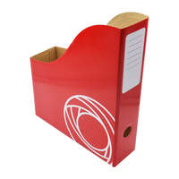 Bluering Iratpapucs 8cm, mikrohullámú karton Bluering®, piros 10 db/csomag